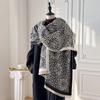New Brand Warm Cashmere Poncho Shawl Scarf Luxury Print Thick Pashmina Winter Blanket Wraps Bufanda Casual Hijab Stoles Echarpe
