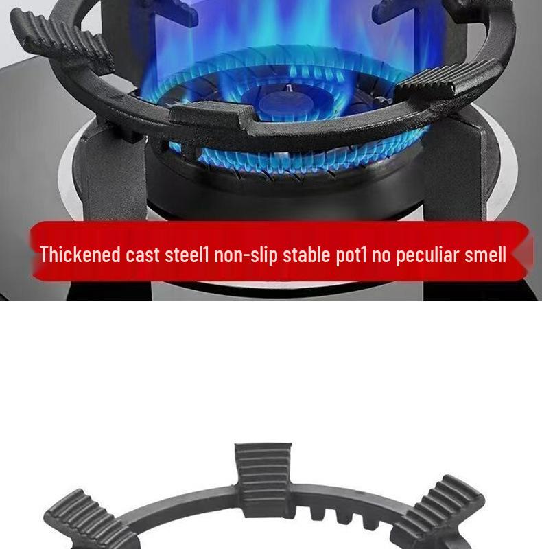 Универсальная нескользящая подставка под горячее для газовой плиты: Молочник и маленькая подставка для кастрюли с четырьмя или пятью зубцами.