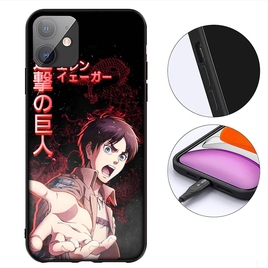 Чехол для телефона Attack Eren Jaeger on Levi titan для Xiaomi Poco C85 C65 C75 X7 X6 M6 M8 F7 F8 Ultra F6 Pro