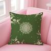 Chinese floral patterns Cushion Cover Pillow Case Soft Friendly Fabric  Concealed Zipper