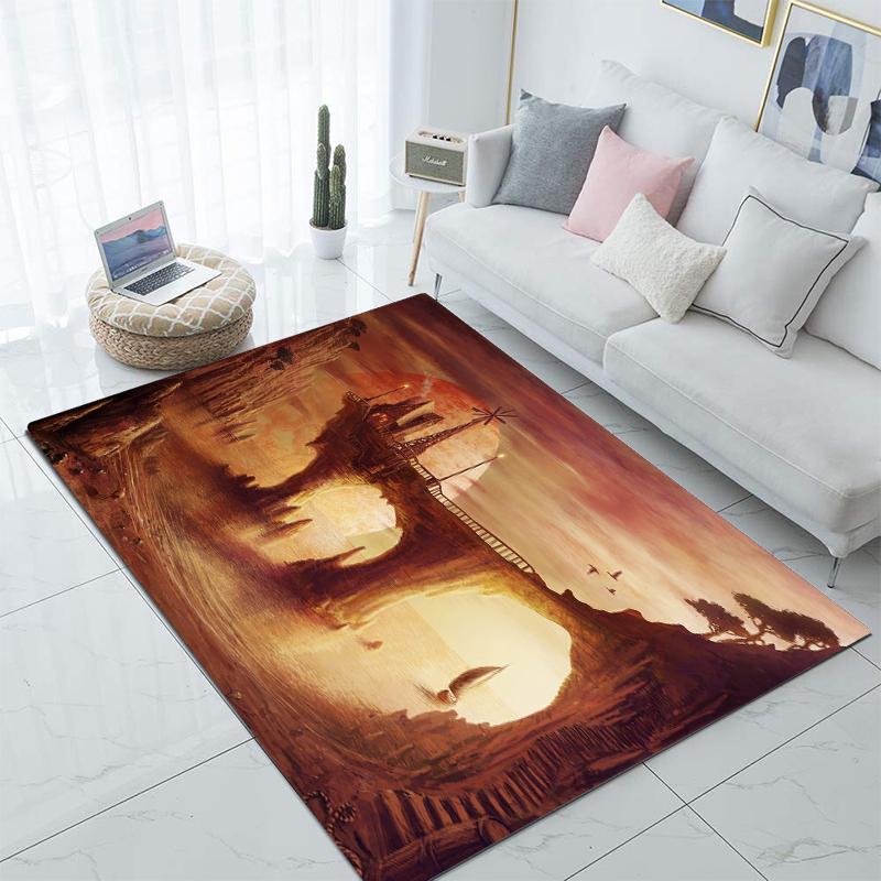 Virtually Fantasy World Carpet Kitchen MatEntrance Doormat Bedroom Floor Decoration Living Room Carpet Bathroom Anti-slip Rug