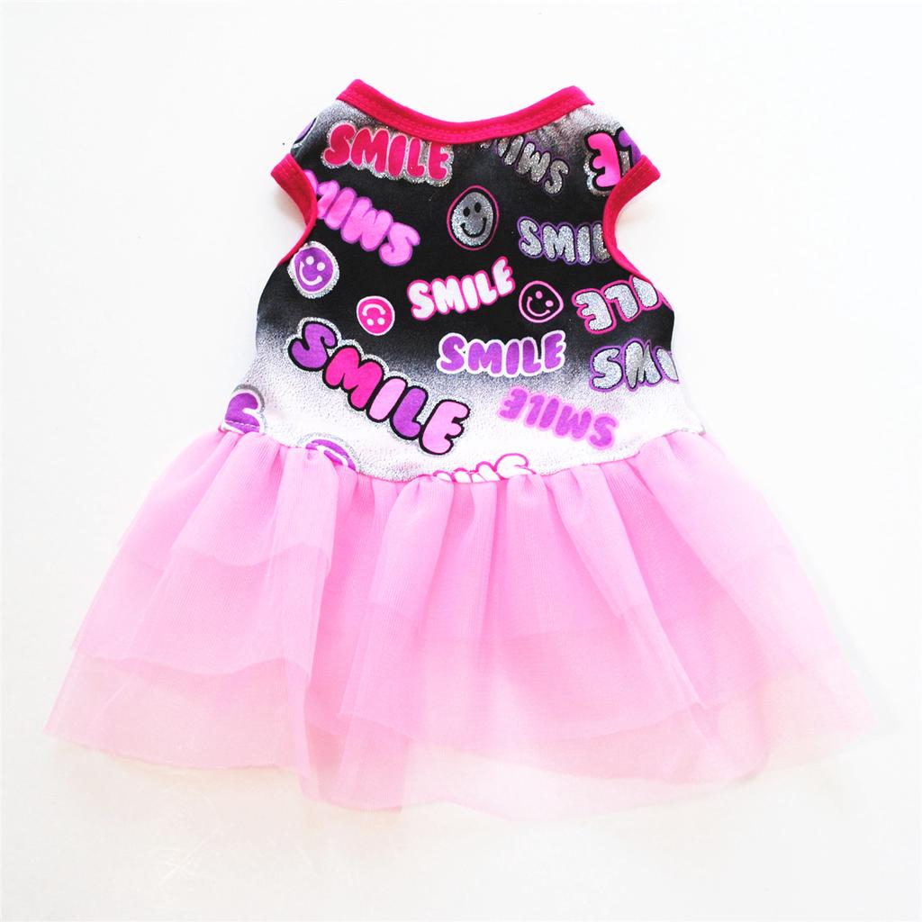 Одежда для собак, одежда для домашних животных, летняя жилетка, газовая юбка, для маленьких собак