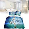 Football Star 3d Bedding Set Quilt Duvet Cover Pillowcase Single Double Uk Gift