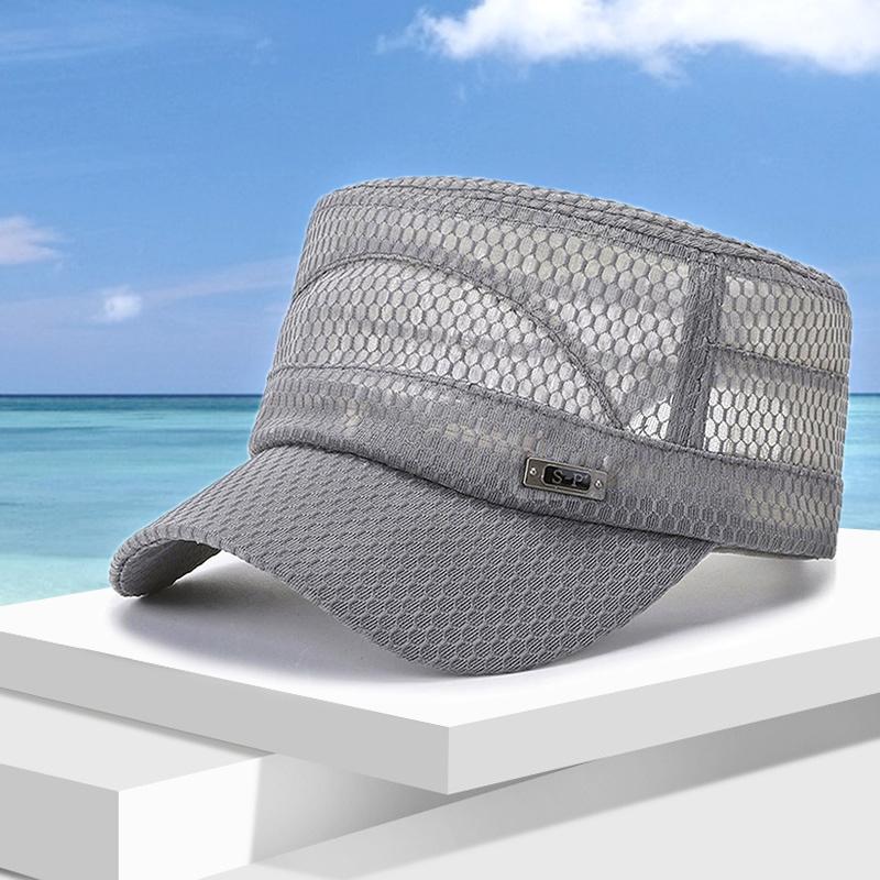 1 шт. плоские кепки для улицы, мужские защитные сетчатые женские летние кепки Snapback, дышащие военные кепки, быстросохнущие бейсболки, новые