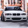 Передний сплиттер-диффузор из углеволокна для BMW 3 серии E46 (2-дверный)