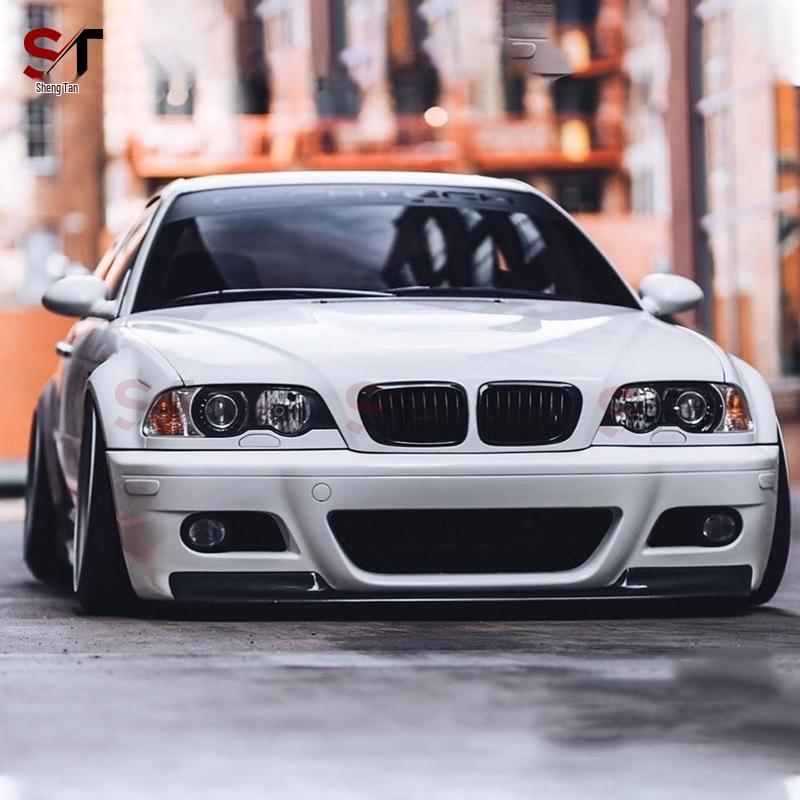 Передний сплиттер-диффузор из углеволокна для BMW 3 серии E46 (2-дверный)