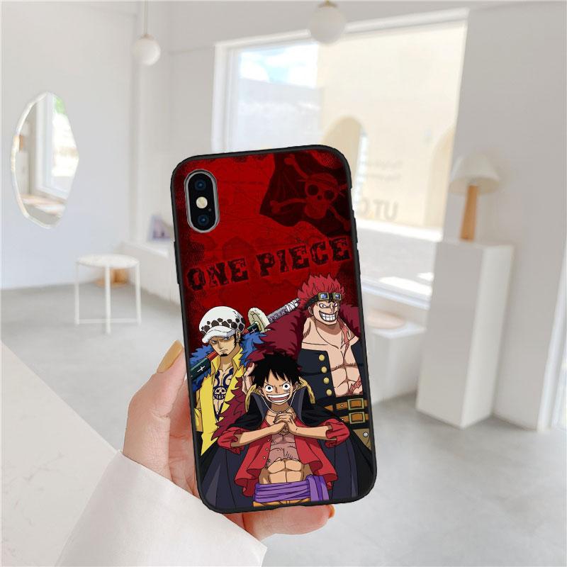 Luffy One Piece Soft Shell Phone Case for Xiaomi Poco C40 C50 C51 C55 C65 C71 C75 F3 F5 F6 F7 M2 M3 Pro Ultra