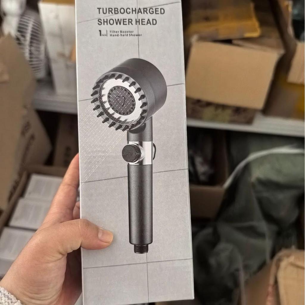 German Dai Pen Douyin Style Three-Speed Supercharged Massage Shower Head with Filter