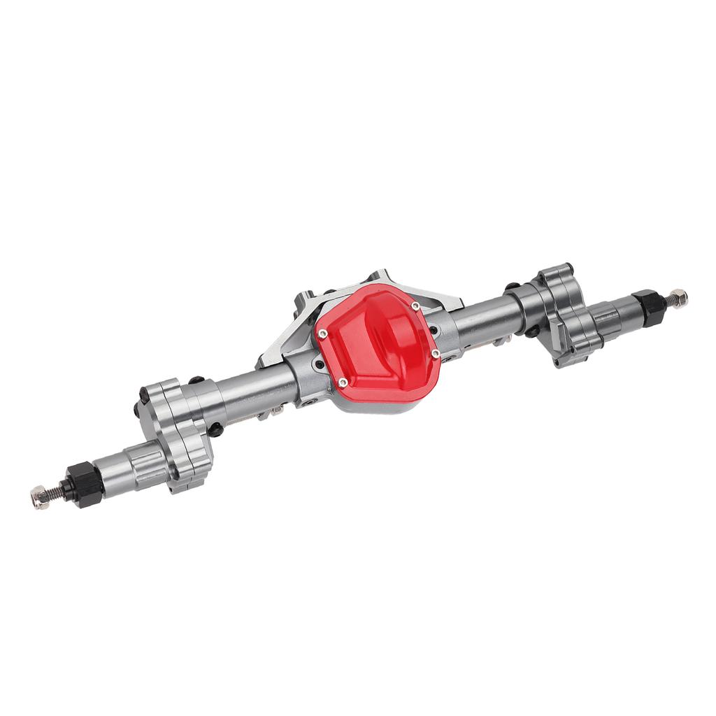 CNC Machined Metal RC Car Rear Portal Axle Set for Axial SCX10 1 10 RC Crawler Car PartsTitanium Color