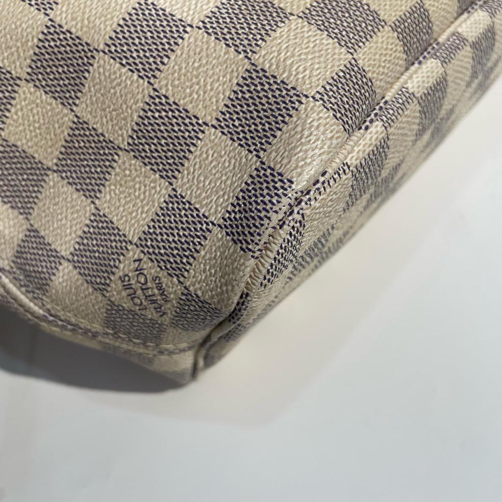 [Pre-Owned] Neverfull PM Checkerboard Coated Canvas Leather Tote Bag - Very Good #1P64B72
