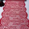 3m X 28cm Red Chantilly Lace, Inelastic French Eyelash Nylon Lace Fabric for Sewing, Bra, Underwear, Lingerie, Dress, Garment, Crafting