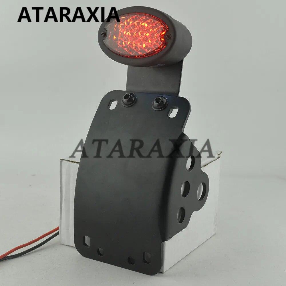 Боковое крепление для мотоцикла, кронштейн для номерного знака, тормозной велосипед, стоп-сигнал, задний фонарь для Harley Davidson Sporster Bobber Chopper