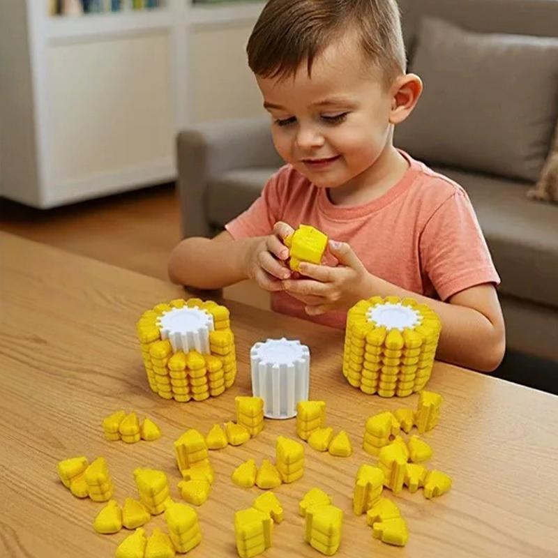 Игрушки Игрушки Забавные 3D-печать Кукуруза Волшебный куб Снятие стресса Тетрис Пазл Оригинальность Becrypt Мозголом Развивающие
