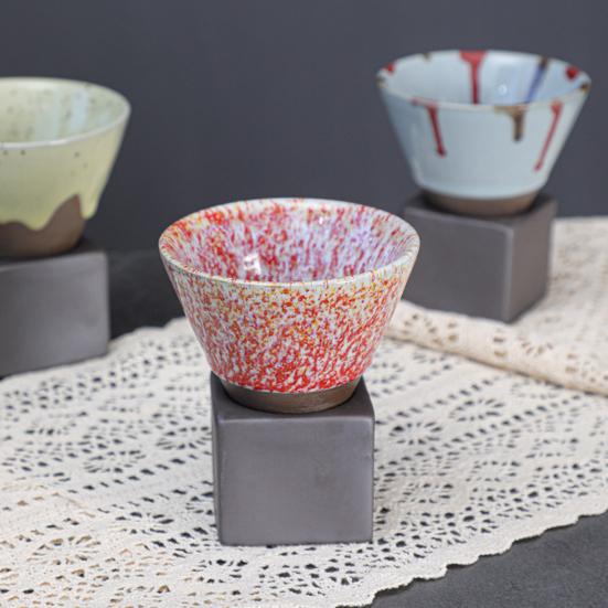 200 мл керамическая воронка для кофе с основанием, термостойкая кружка ручной работы в японском стиле для латте, капучино, чая, эспрессо, коническая кружка, подарок на день рождения