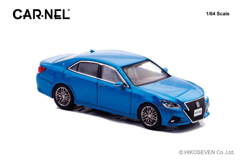 CARNEL 1/64 Scale Toyota Crown Athlete S Japan Color Selection Package 2015 Tenkuu Pure Blue Metallic Finished Product CN640045