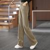 Syboshe Women's 2025 Autumn High-Waist Slim Fit Commuter Pants