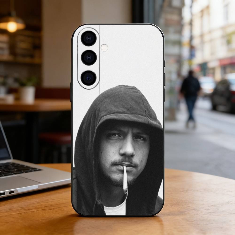 PLK French Rapper Mathieu Phone Case Black Silicone Soft For Samsung Galaxy A73,A72,A71,A70,A53,A52,A51