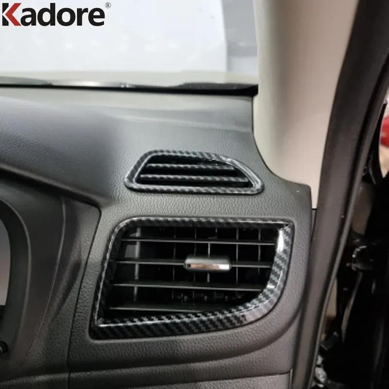 Для Mitsubishi Pajero/Montero/Shogun sport -2024 2025 Углеродная накладка на вентиляционное отверстие передней боковой панели кондиционера Аксессуары
