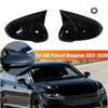 Для Volkswagen VW Passat B8 2017- Автомобильная наклейка Чехол зеркала заднего вида Бокового зеркала Колпачок крыла Внешняя накладка на дверь Задний вид Углерод