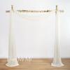 6 -10 Meters Wedding Arch Drape Fabric Sheer Chiffon Tulle Curtain Drapping Backdrop Party Supplies Drapery Ceremony Decoration