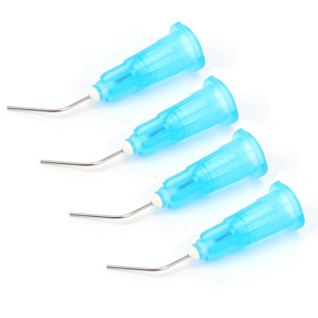 100 шт. Одноразовые стоматологические предварительно изогнутые ирригационные насадки, дозирующая игла, сменный аксессуар, синий