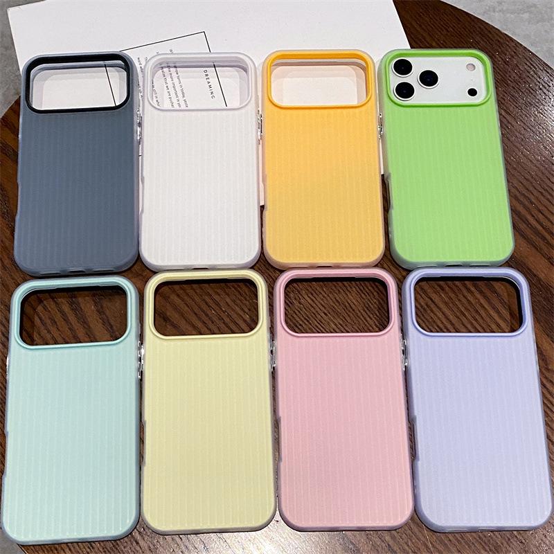 Чехол-бампер 2-в-1 Candy Color для iPhone 17, Apple 12/15/16 Pro, 13/14 с большим вырезом для камеры