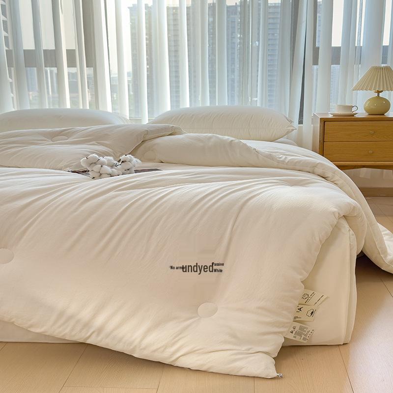 2025 Thickened Winter Cotton Quilt Comforter - Warm & Cozy Bedding for Dorms and Students, Perfect for Spring and Autumn