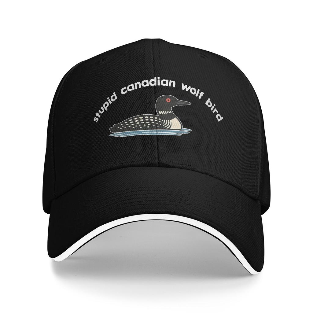 Heated Rivalry Stupid Canadian Wolf Bird Baseball Caps Merchandise Classic Sun Caps For Men Women Golf Headewear Adjustable