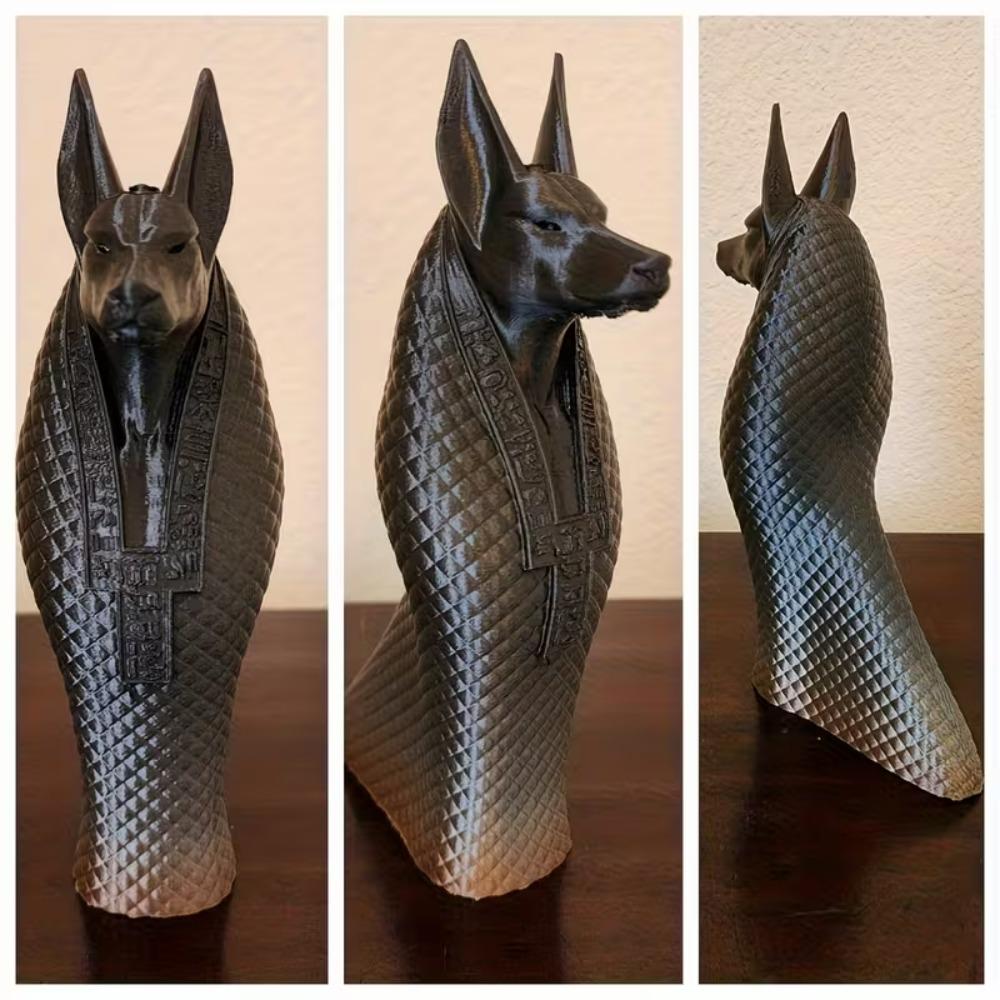 Статуя египетского бога Анубиса, 3D-печатная древнеегипетская таинственная статуя бога-хранителя, Статуя-декорация для любителей домашних животных, Собака