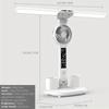 Rechargeable LED Clock Dimmable Desk Lamp Rotating Foldable Desktop Reading Night Light Eye Protection New USB
