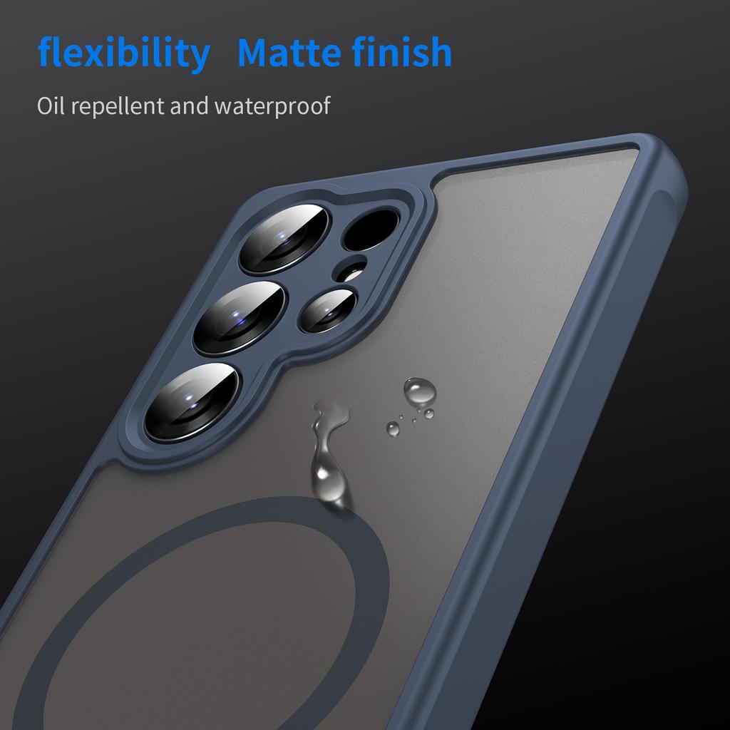 Samsung Galaxy S24 Ultra Phone Case,Magnetic Shockproof Phone Case,Bumper Hybrid Cover for Samsung Galaxy S24 Ultra