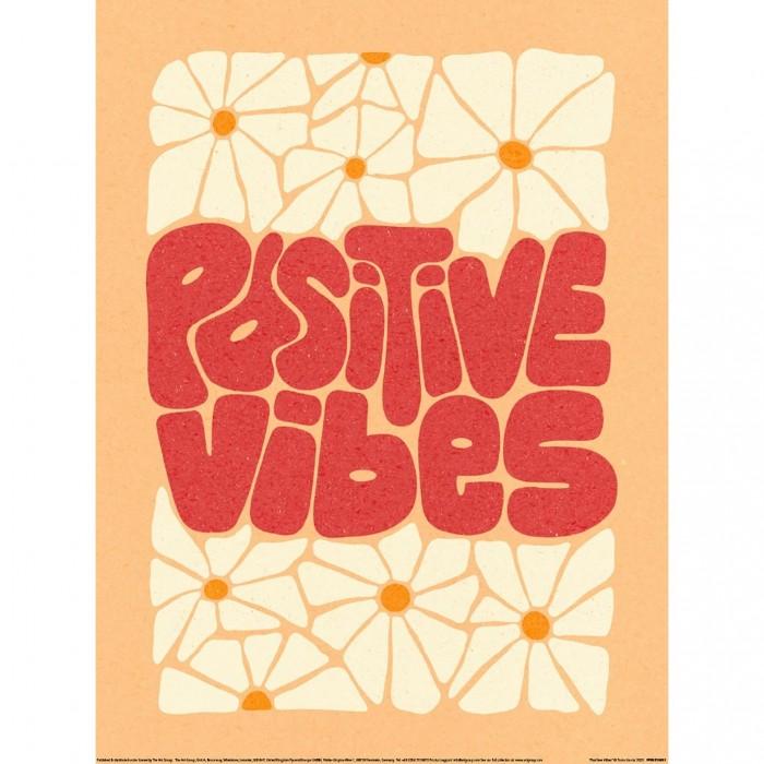Tania Garcia Positive Vibes Paper Print