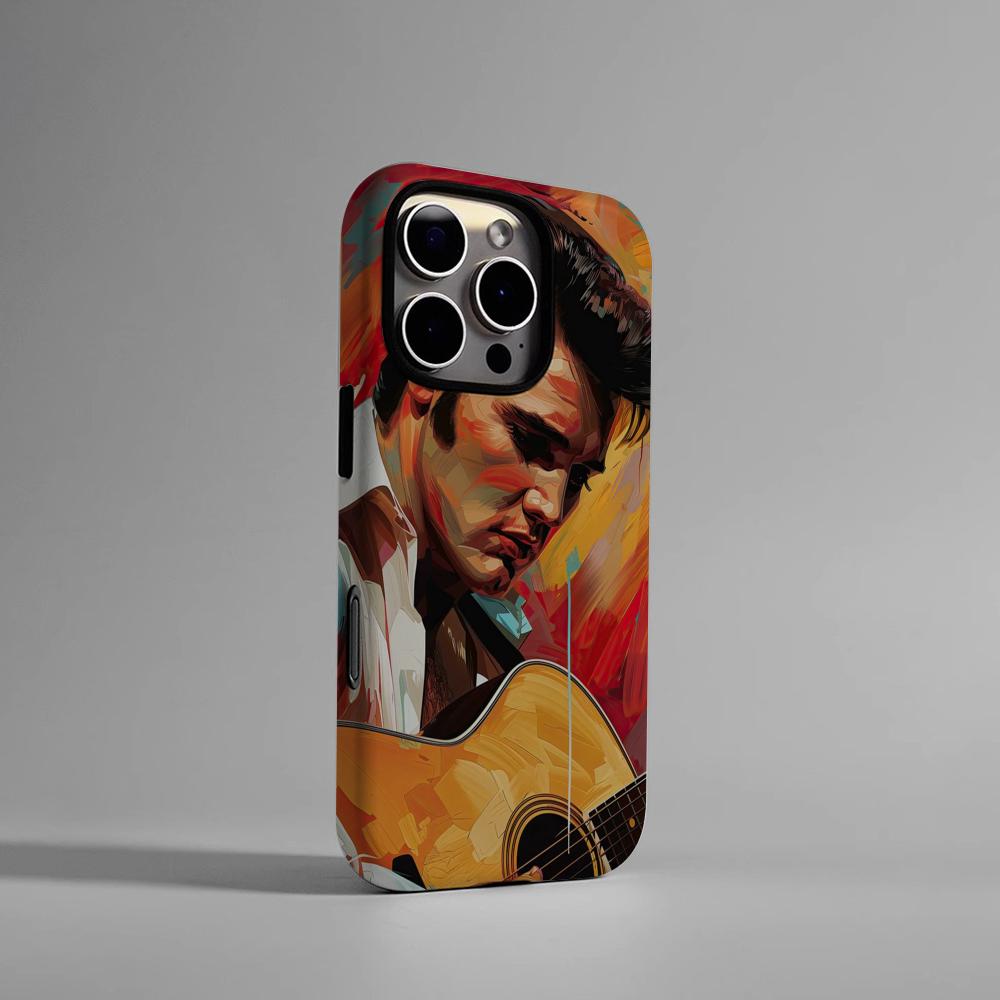 Чехол для телефона E-Elvis P-Presley Певец Жесткий ПК Для IPhone 16Promax 17 16 15 14 13 12 11 Pro Max Plus Глянцевый HD Чехол