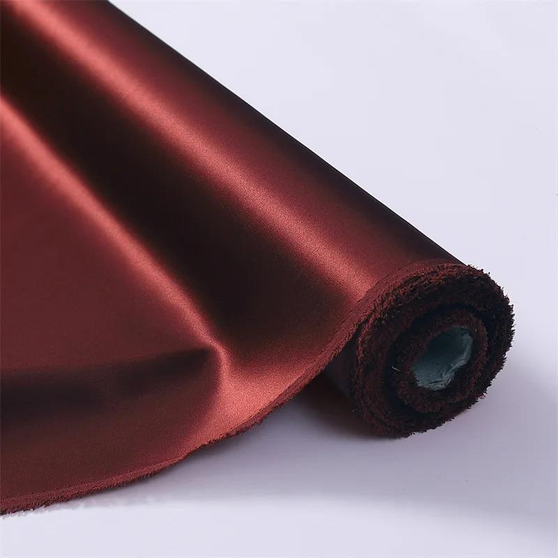 22 Момме 100% чистый шелк тутового шелкопряда ткани шармез текстильная вышивка одежда простая атласная шелковая ткань 100x114 см