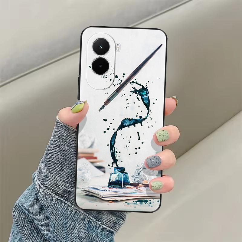 Мягкий чехол для Xiaomi Poco M7 4G Чехол Мультяшная задняя крышка для Xiaomi Poco M7 Pro 5G Защитный бампер с животным PocoM7 m 7 Крутые сумки