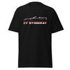 Premium T-Shirt For Chevrolet Corvette C7 Stingray Convertible Birthday Gift