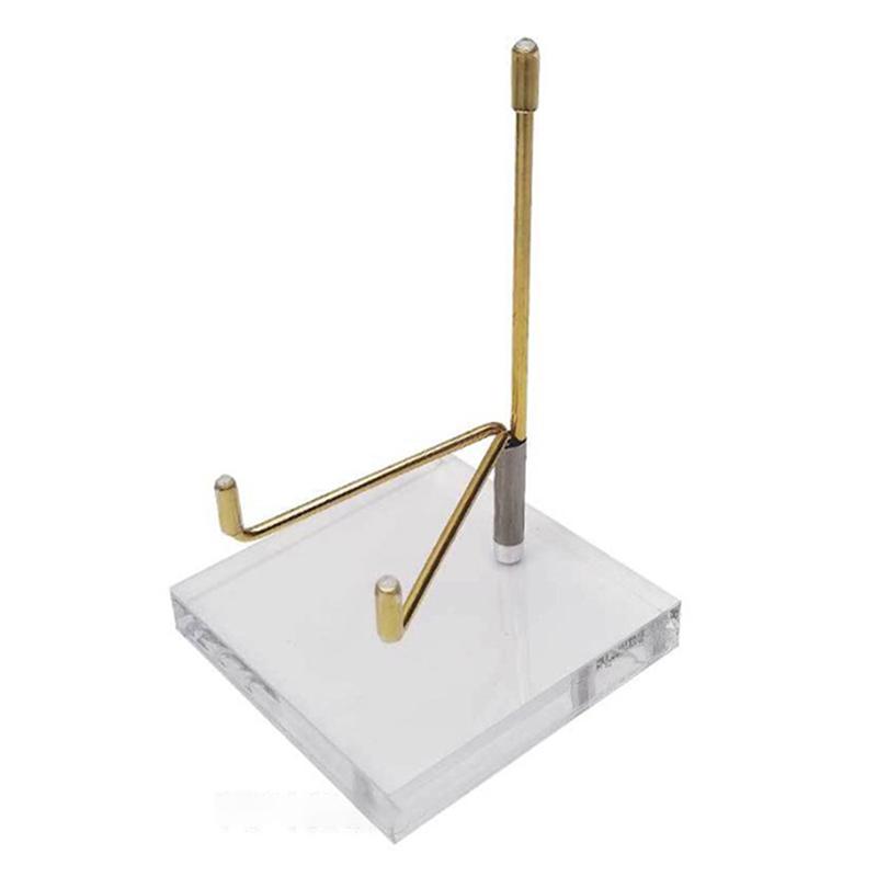 Металлическая минеральная витрина с акриловой основой для шариковой основы, каменная полка, украшение дома, ремесла