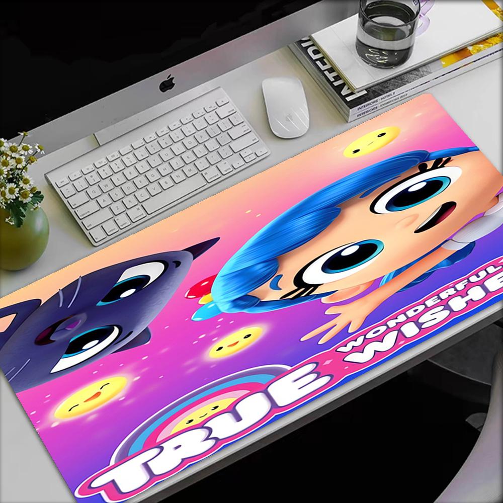 True and the Rainbow Kingdom Theme Mouse Pad, Non Slip Rubber Base, Multifunctional Office & Home Decor, Perfect for Workspace Personalization.
