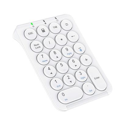 IClever Цифровая клавиатура Bluetooth Беспроводная цифровая клавиатура Пантограф Зарядка Ультратонкая с клавишей Tab Беспроводная цифровая клавиатура Bluetooth Устройство для левой руки