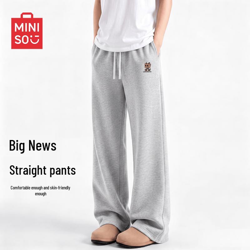 MINISO Мужские повседневные брюки прямого кроя