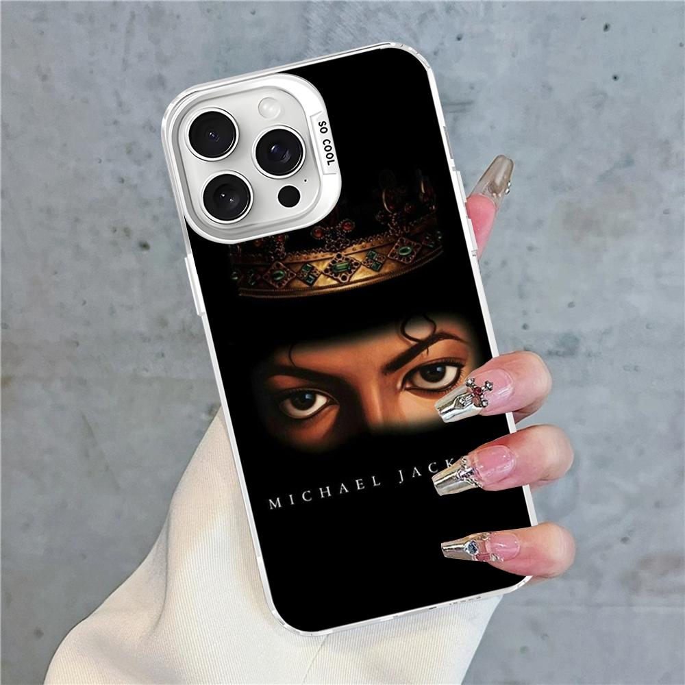Чехол для телефона Майкл Джексон Горячий певец Для IPhone 16 15 14 13 12 11 Pro Max X XR XSMAX 8 7 Plus Матовый Ударопрочный Задняя крышка