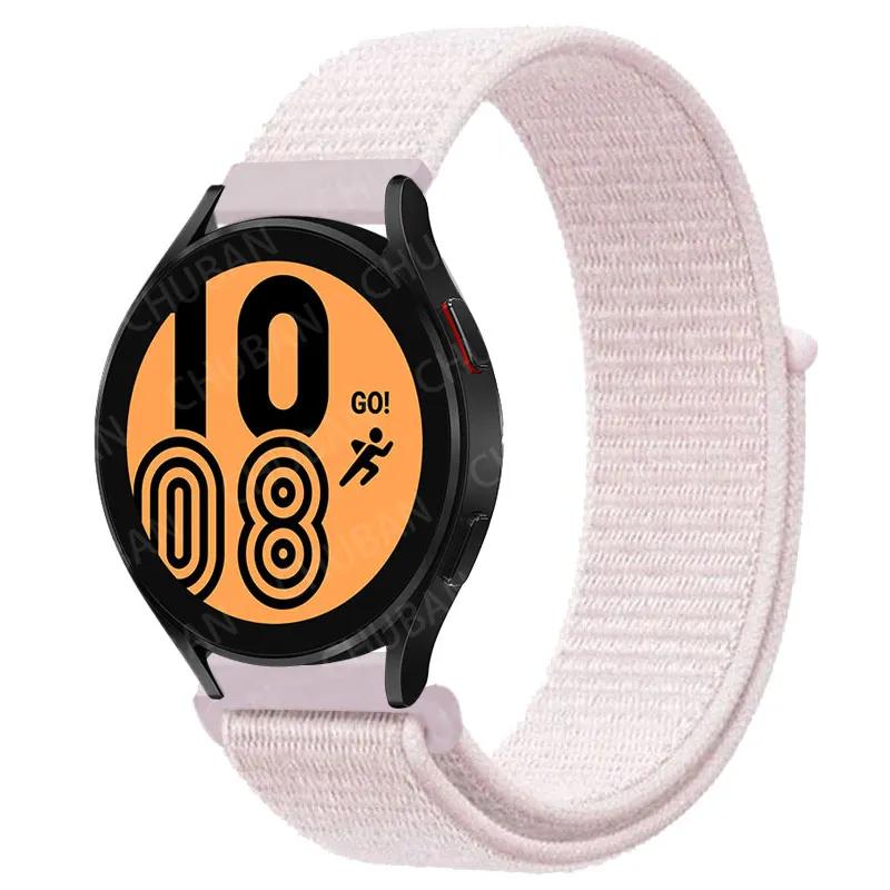 Nylon Loop For Samsung Galaxy Watch 6 5 Pro/4/classic/gear S3 Frontier/active Sport Bracelet Huawei Watch Gt2 3 22mm 20mm Strap