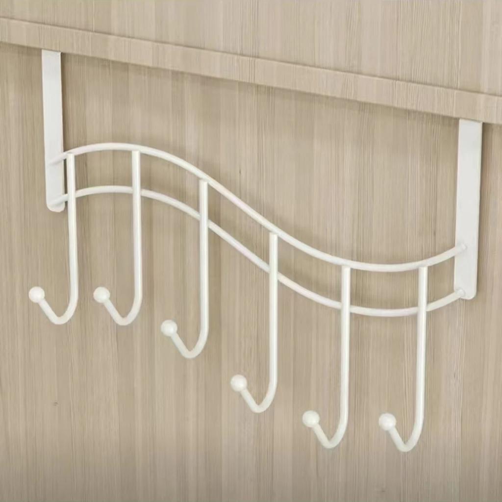 Металлический кронштейн для вешалки Крючки для двери За крючком Хранение Настенная вешалка для одежды Спальня Кухня Ванная комната Органайзер Хранение Аксессуары