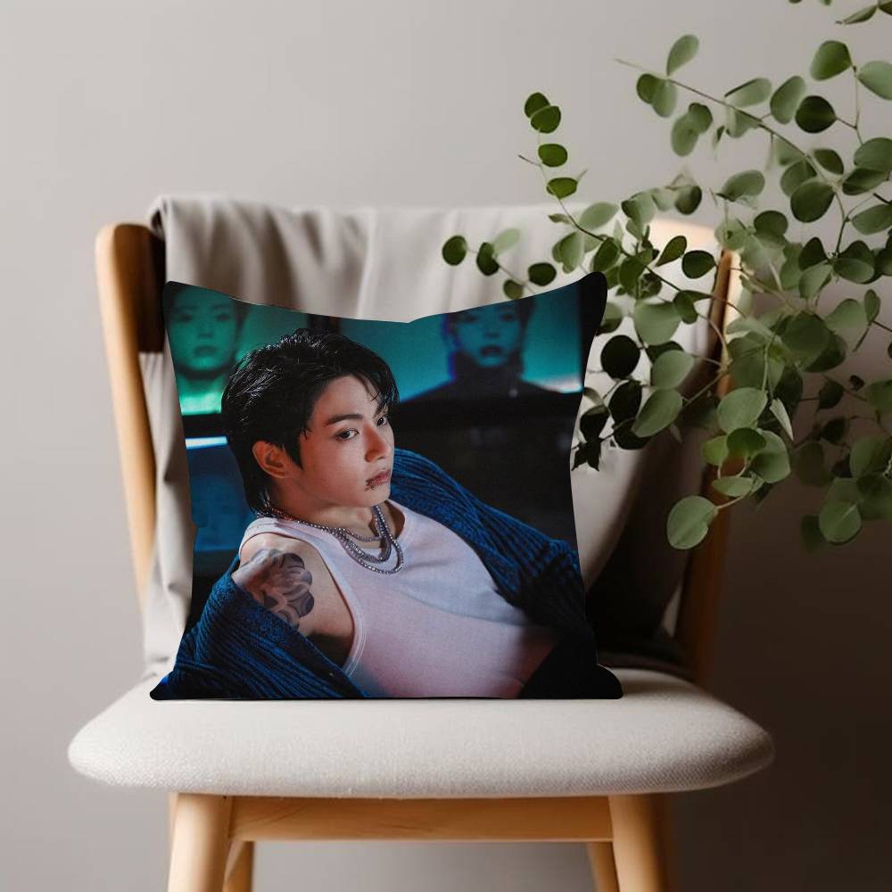 Чехол для подушки JJungkook Seven Tease Чехол для декоративной подушки в машину Для дивана Машины Рождественский подарок