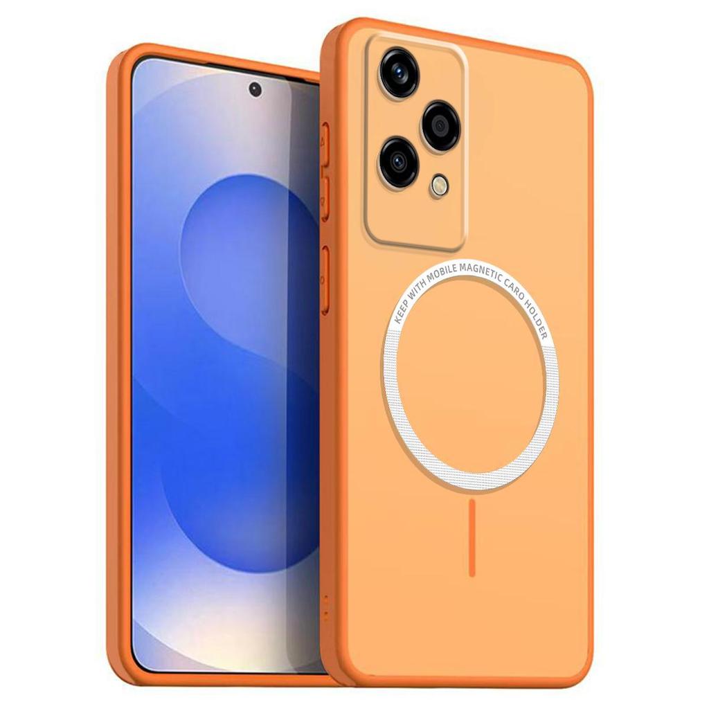 Матовый Полупрозрачный Магнитный Чехол для Телефона для HONOR 200 Lite Мягкий ТПУ Чехол