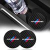 2Pcs PVC Leather Car Coasters Mat Anti-slip Water Cup Pad For z1 M Performance E46 E90 E60 F20 X1 F10 F30 X3 E70 E39 E36 E87 X7 zxc1