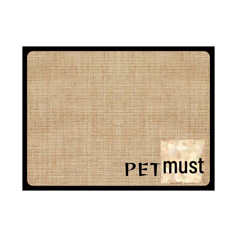Non-Slip Pet Feeding Mat: Absorbent Diatomaceous Earth Placemat for Cats & Dogs, Waterproof Splash Pad.