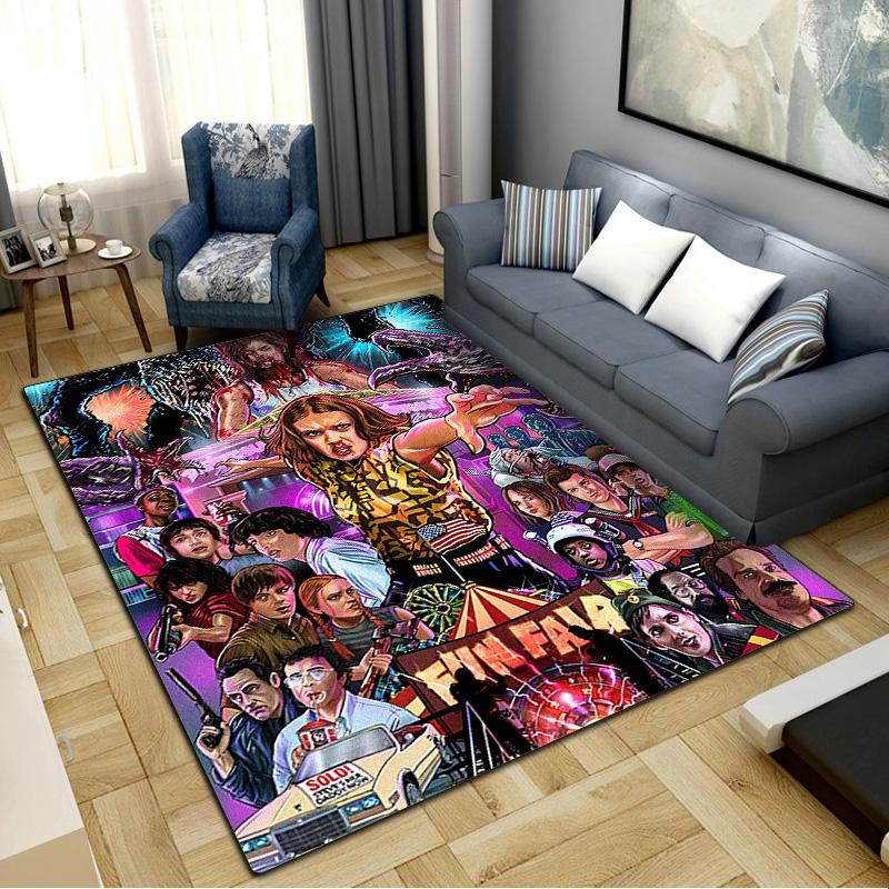 Stranger-thing Carpet Rug for Living Room Bedroom Home Sofa Decoration,Kids play Non-slip Floor Mat