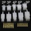 5 Sets/pack 2.8mm 2/3/4/6/9 Way Pin Mini Plug Connector and Socket Kits Motorcycle Auto Car
