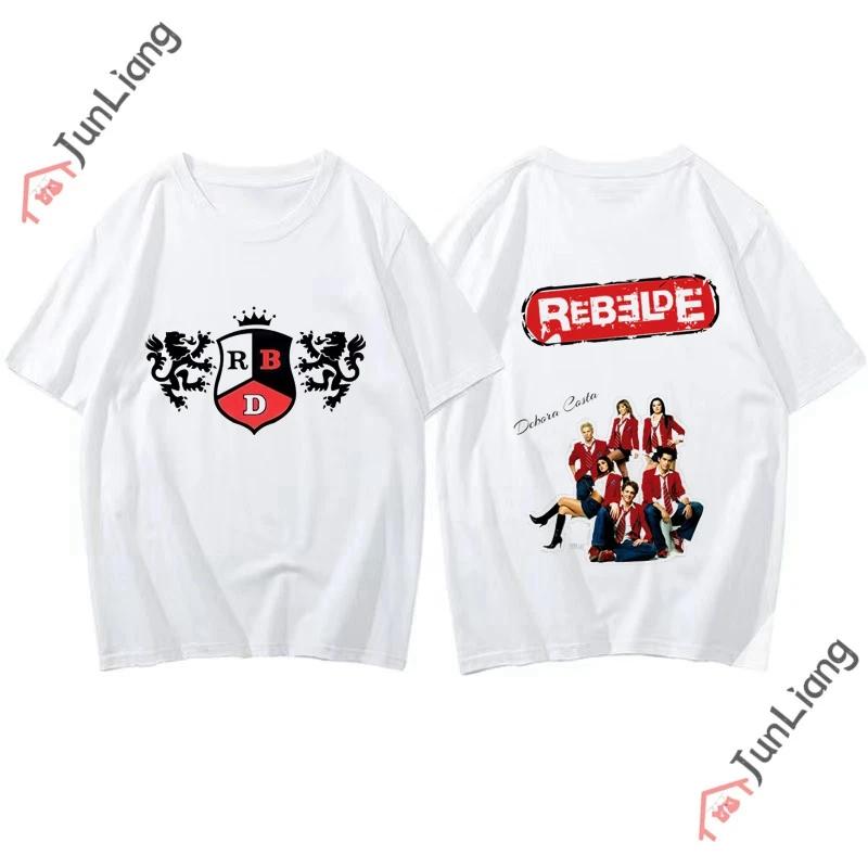 Happy Fashion Tshirt La Line Mens and Womens Style Street Tshirt Crewneck Casual Top Fashion Street Camisetas